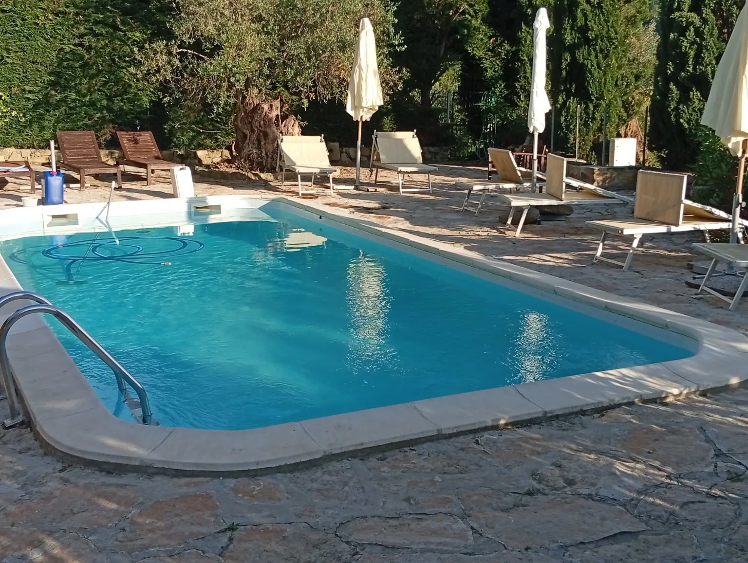 Piscina di Agriturismo Case Nuove durante il giorno